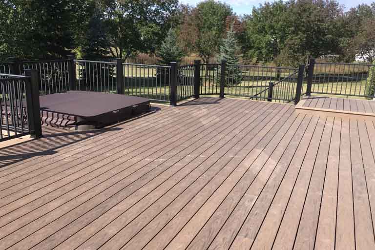 Outdoor Living spaces composite decking